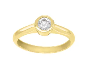 Brilio Incantevole anello in oro giallo con zircone SR042YAU 48 mm
