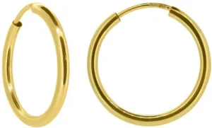 Brilio Orecchini da donna a cerchio in oro giallo P005.750112005.75 4 cm