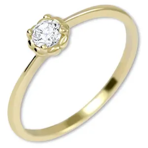 Brilio Tenero anello di fidanzamento in oro 226 001 01034 62 mm