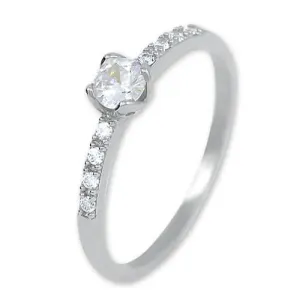 Brilio Silver Affascinante anello in argento con cristalli 426 001 00572 04 60 mm