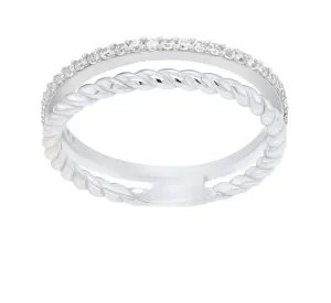 Brilio Silver Affascinante anello in argento con zirconi GR044W 48 mm