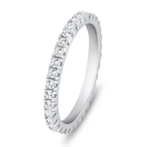Brilio Silver Affascinante anello in argento con zirconi RI085W 48 mm
