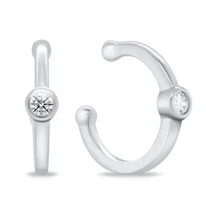Brilio Silver Affascinante ear cuff in argento con zircone EA781W