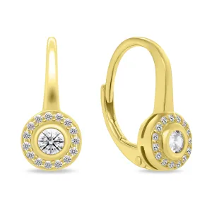 Brilio Silver Affascinanti orecchini placcati in oro con zirconi LME256Y