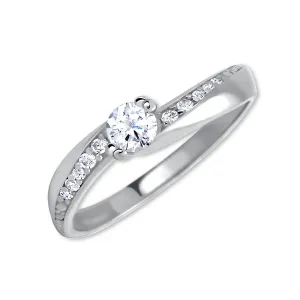 Brilio Silver Anello di fidanzamento in argento con zirconi 426 001 00530 04 54 mm