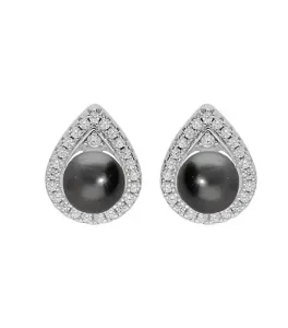 Brilio Silver Bellissimi orecchini in argento con vere perle di Tahiti TA/ME04373A