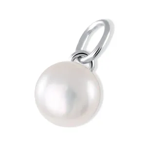 Brilio Silver Elegante pendente in argento con perla sintetica 448 001 00596 04