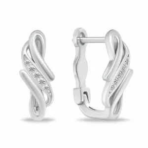 Brilio Silver Incantevoli orecchini in argento con zirconi PE068