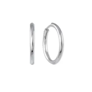 Brilio Silver Intramontabili cerchi d'argento 431 001 0300 04 2,5 cm