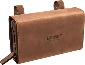Brooks D-Shaped 1L Saddle Bag Dark Tan