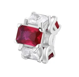 Brosway Charm scintillante in argento Fancy Passion Ruby FPR02