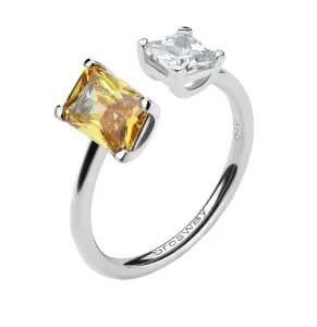 Brosway Elegante anello aperto Fancy Energy Yellow FEY13 52 mm