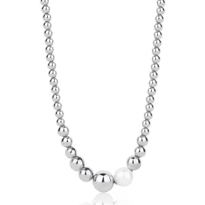 Brosway Eleganti perline in acciaio con perla Perfect BPC01