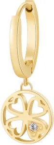 Brosway Orecchino singolo placcato in oro portafortuna Chakra BHKE002