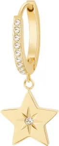Brosway Orecchino singolo placcato in oro Stella con cristalli Chakra BHKE017EN