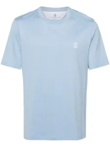 BRUNELLO CUCINELLI - T-shirt In Cotone Con Logo #3030954