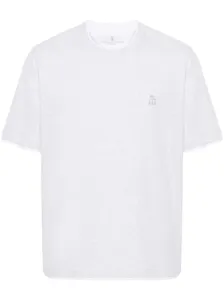 BRUNELLO CUCINELLI - T-shirt In Cotone Con Logo #3032062