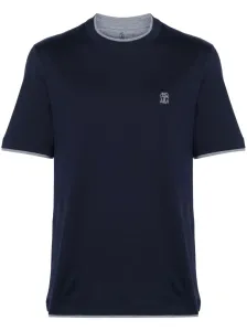 BRUNELLO CUCINELLI - T-shirt In Cotone Con Logo #3052347