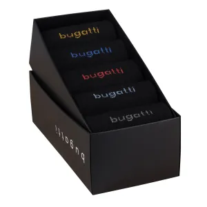 Bugatti 5 PACK - calzini da uomo 6260X-610 black 39-42