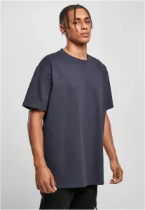 Heavy oversize T-shirt in a navy design
