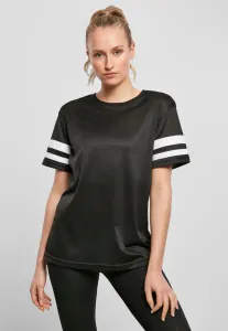 Women's T-shirt Mesh Stripe blk/wht