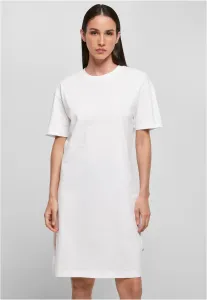 Women's Organic Oversized T-Shirt with Slit White