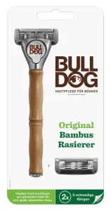 Bulldog Original Bamboo rasoio + 2 lamette di ricambio