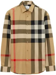 BURBERRY - Camicia In Cotone Con Motivo Check #2921936