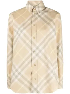BURBERRY - Camicia In Cotone Con Motivo Check #3067826