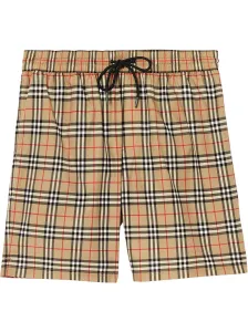 BURBERRY - Shorts Mare Con Motivo Check #2921964