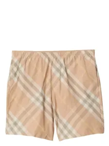 BURBERRY - Shorts Mare Con Motivo Check #3089476