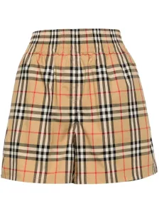 BURBERRY - Shorts In Cotone Con Motivo Check #2989707