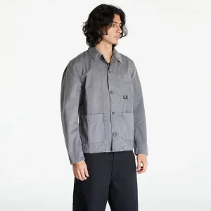 C.P. Company Military Twill Emerized Workwear Shirt Excalibur Grey #2858815