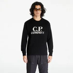 C.P. Company Lambswool Jacquard Goggle Knit Black #2858760