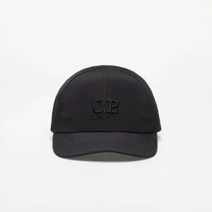 C.P. Company Chrome-R Logo Cap Black