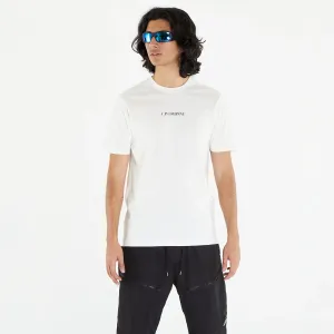C.P. Company Jersey Blurry Logo T-Shirt Gauze White #2858751