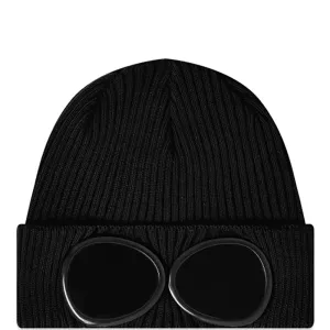 C.P Kids Goggle Lens Beanie Hat Black - S BLACK