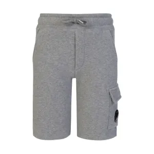 C.P Company - Boys Fleece Goggle Shorts Grey - 10Y GREY