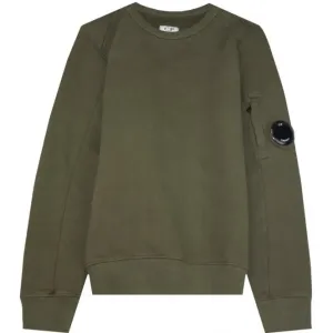 C.P Company Boys Fleece Sweater Khaki Green - 2Y BLACK