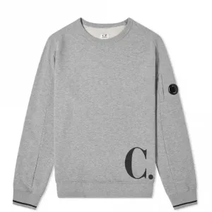 C.P Company Boys Goggle Sweater Grey - 6Y GREY