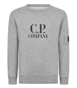 C.P. Company Boys Logo Sweatshirt Grey - 10Y GREY