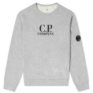 C.P Company Kids Goggle-Lens Sweater Grey - 4Y GREY
