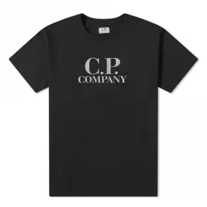 C.P Company Boys Goggle T-Shirt Black - 10Y BLACK