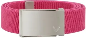 Callaway Solid Webbed Belt Pink Peacock OS