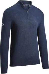 Callaway Windstopper 1/4 Mens Zipped Sweater Navy Blue 2XL