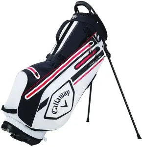 Callaway Chev Dry White/Black/Fire Red Borsa da golf Stand Bag