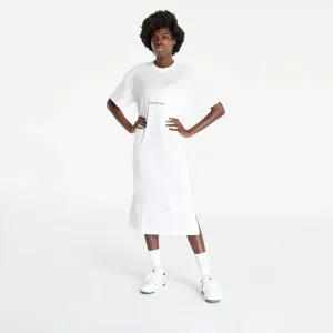 Calvin Klein Jeans Institutional Long T-Shirt Dress White #1094310