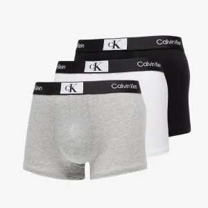 Calvin Klein ´96 Cotton Stretch Trunks 3-Pack Black/ White/ Grey Heather #1392987
