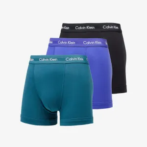 Calvin Klein Cotton Stretch Classic Fit Trunk 3-Pack Spectrum Blue/ Black/ Atlantic Deep #2511740