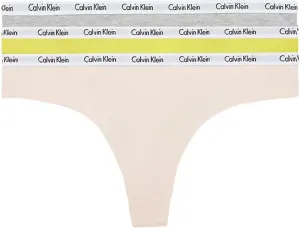 Calvin Klein 3 PACK - perizoma da donna PLUS SIZE QD3800E-13X 3XL